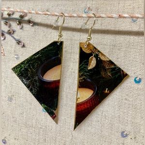 ♻️ Recycled Paper Earrings